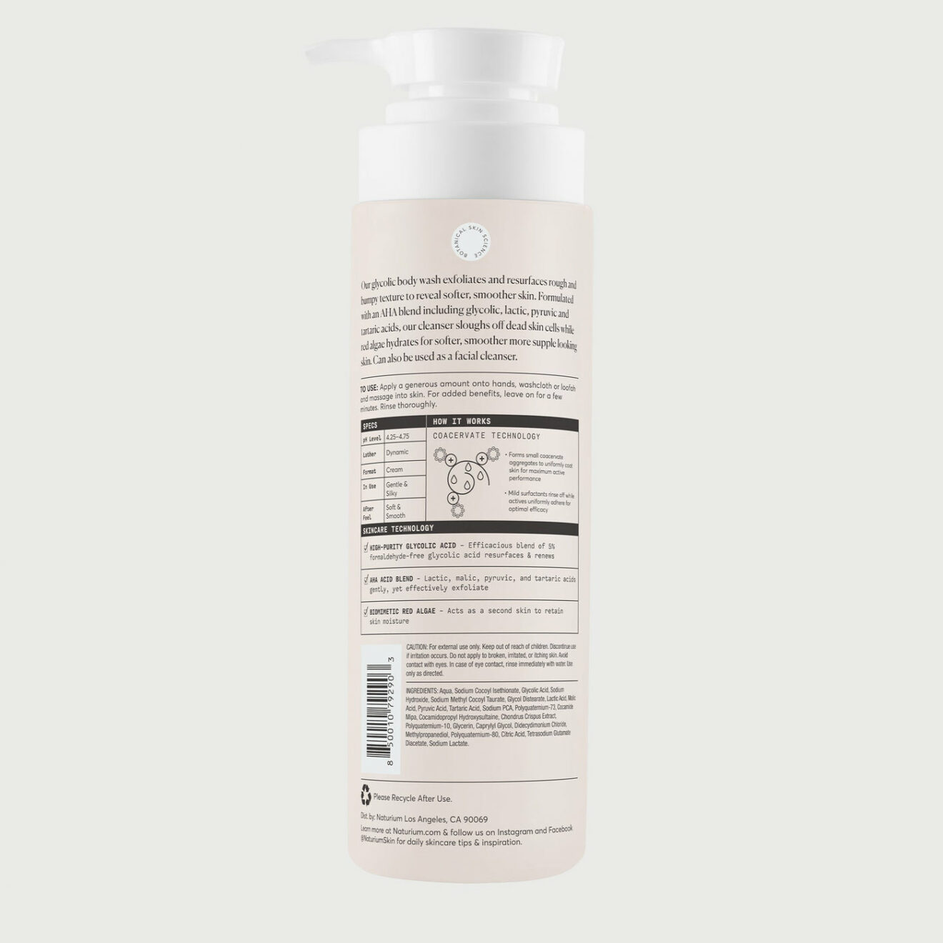 Naturium Glycolic Acid Body Wash Beauty Square Ke 1659